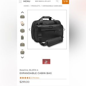 Briggs & Riley travel bag